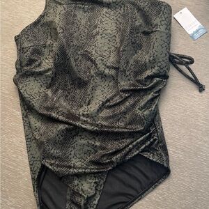 Cacique Blue‎ and Black Swimwear